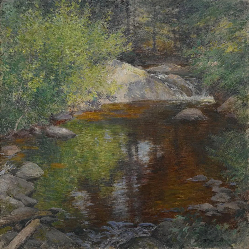 Het zwembad - Willard Metcalf