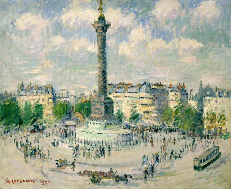 De Place de la Bastille - Gustave Loiseau