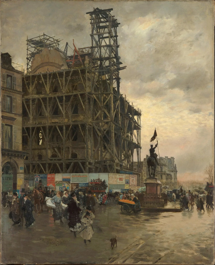 Het Plein der Piramides - Giuseppe De Nittis