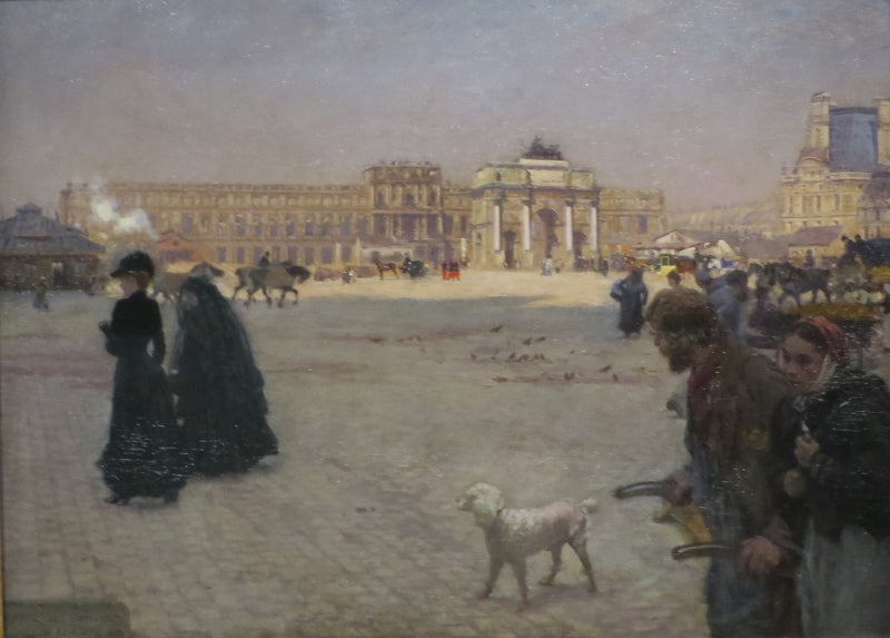 Het Plein van het Carrousel - Giuseppe De Nittis