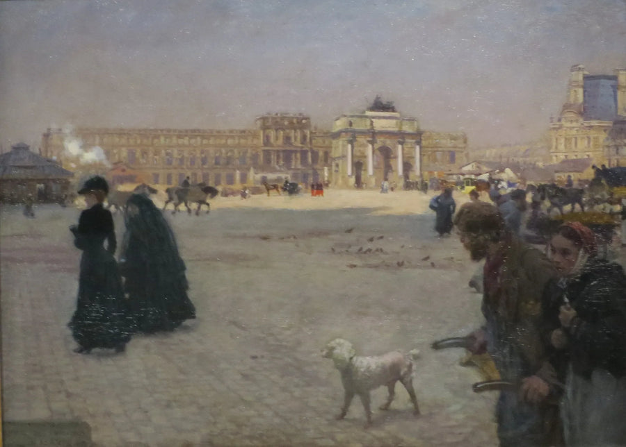 Het Plein van het Carrousel - Giuseppe De Nittis