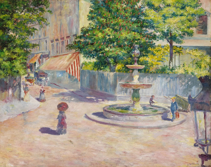 De Place Saint-Augustin - Gustave Caillebotte