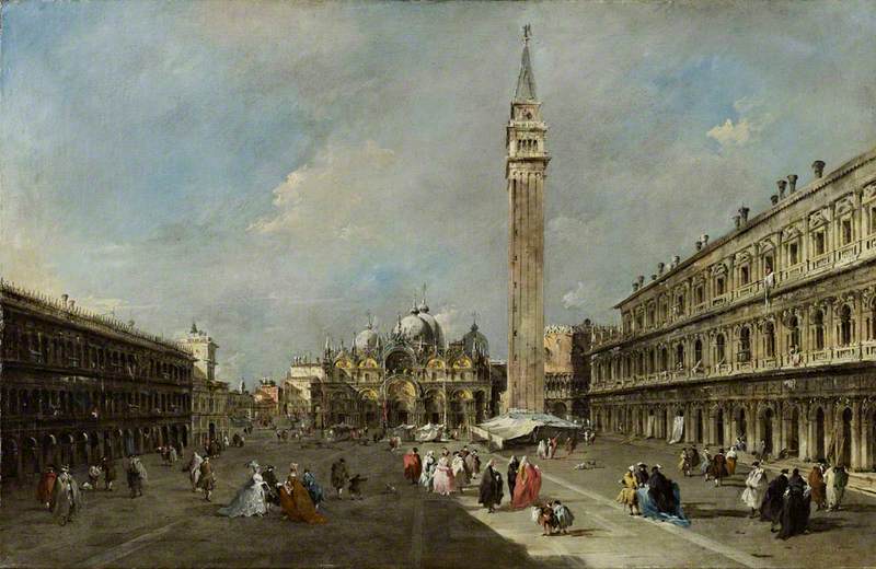 Het San Marcoplein, Venetië - Francesco Guardi
