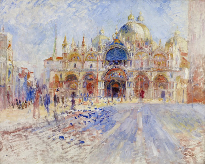 Het San Marcoplein, Venetië - Pierre-Auguste Renoir