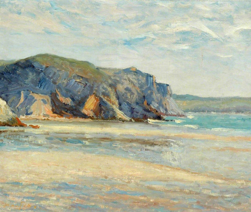 Het Strand bij Morgat, Finistère - Maxime Maufra