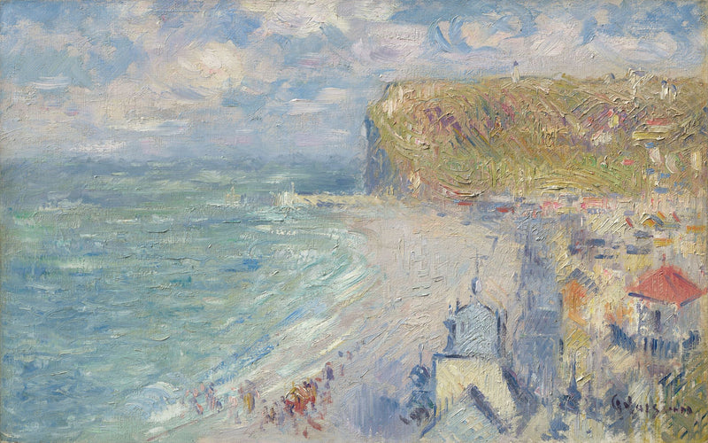 Het strand van Fécamp - Gustave Loiseau