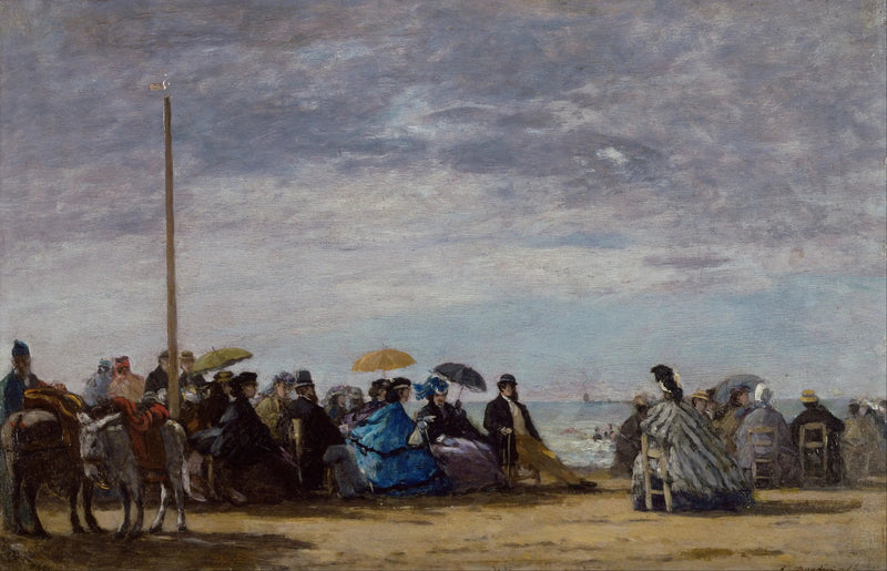 Het Strand - Eugène Boudin