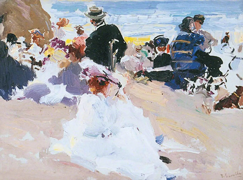Het strand - Joaquín Sorolla