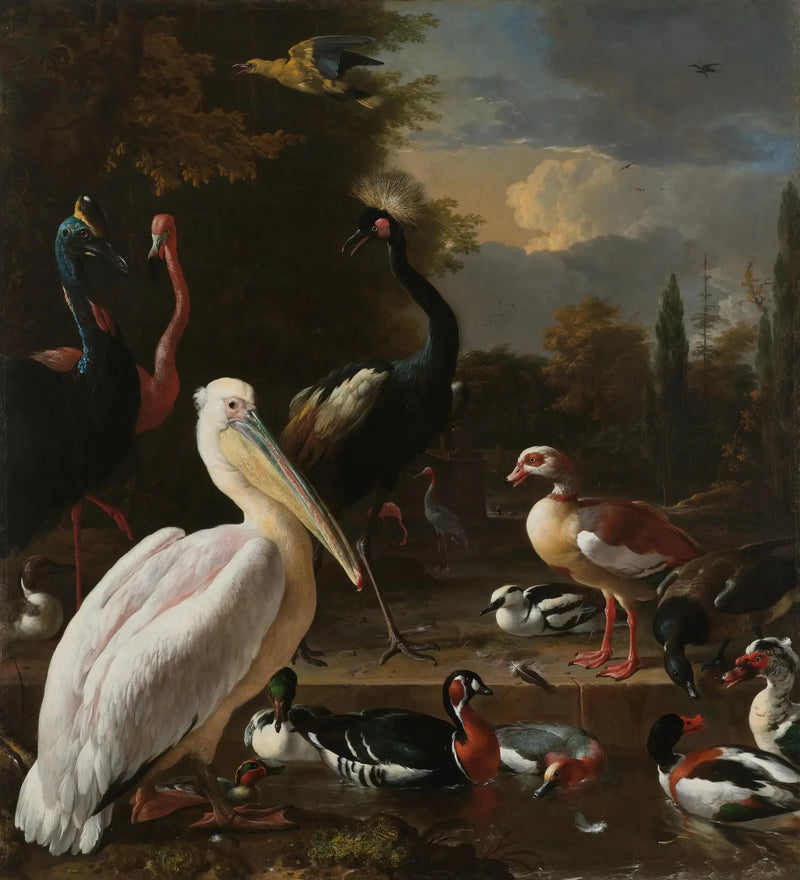 De drijvende veer - Melchior de Hondecoeter