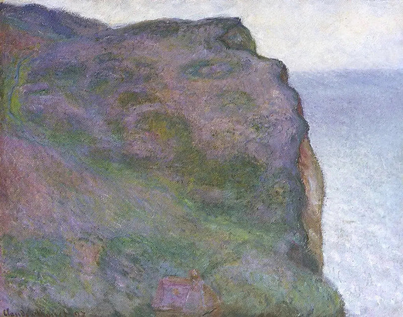 De Punt van Petit Ailly, grijs weer - Claude Monet