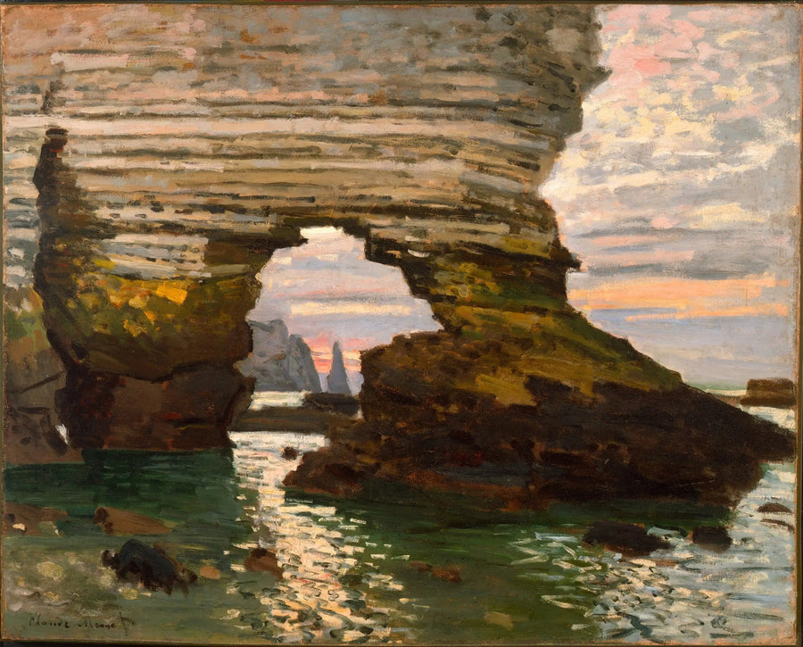 De Porte d'Amont, Étretat - Claude Monet