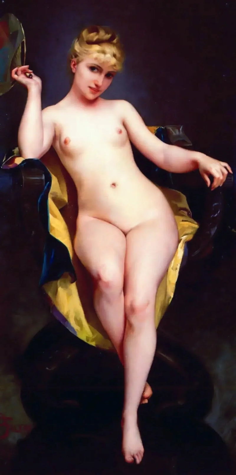 De Plaatsing - Luis Ricardo Falero

Source:
La Pose - Luis Ricardo Falero