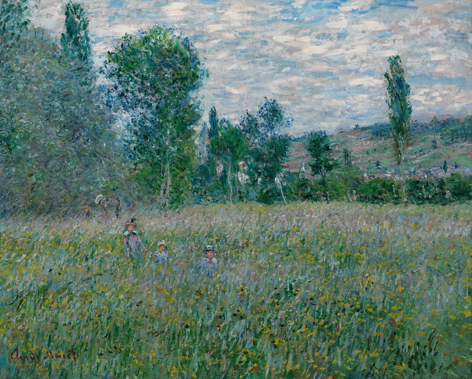 La Prairie W535 par Claude Monet, Joslyn Art Museum
