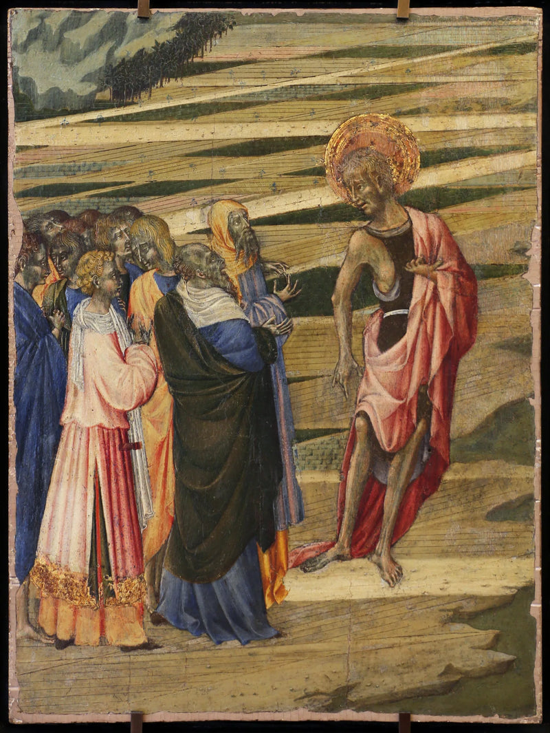 De Prediking van Johannes de Doper - Giovanni di Paolo