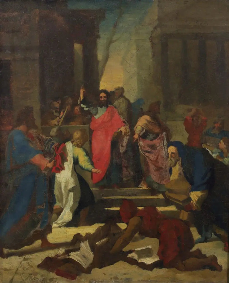 De Prediking van de heilige Paulus in Efeze - Théodore Géricault