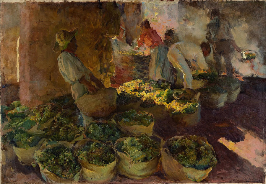 De Voorbereiding van de Rozijnen - Joaquín Sorolla