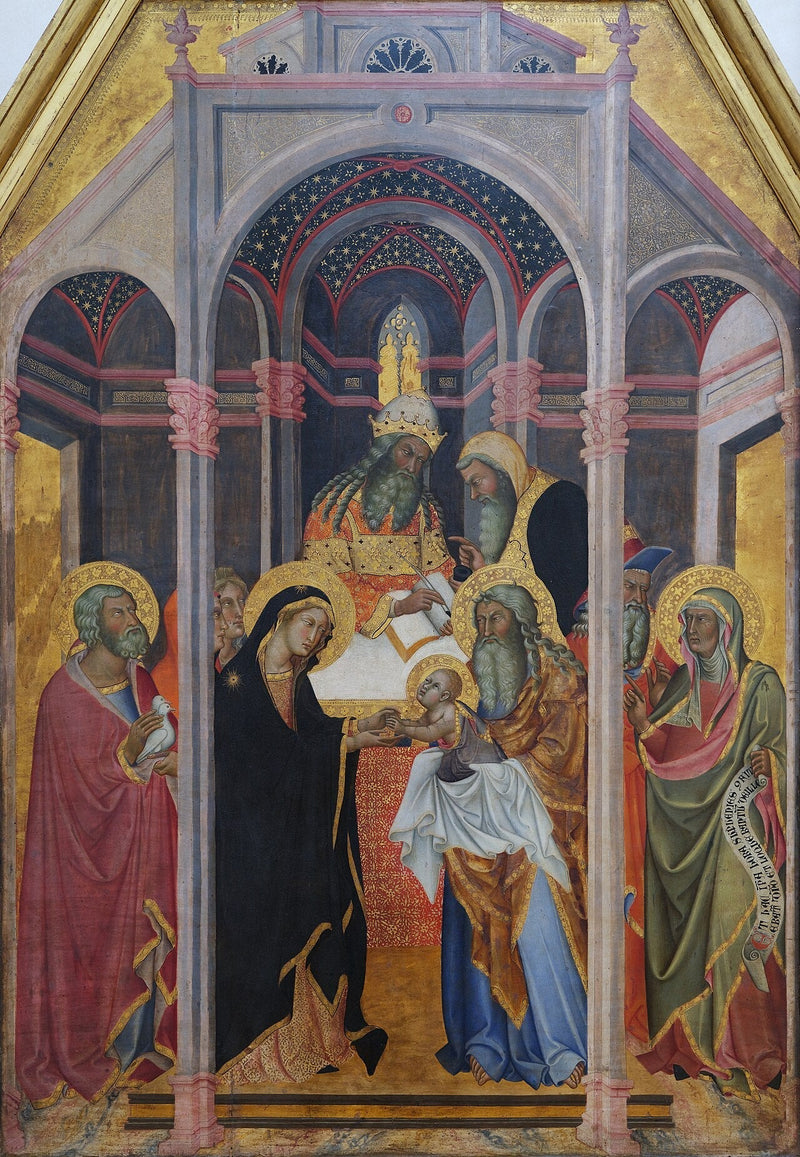 De Presentatie in de Tempel - Bartolo di Fredi