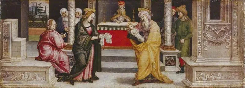 De Presentatie in de Tempel - Pietro Perugino