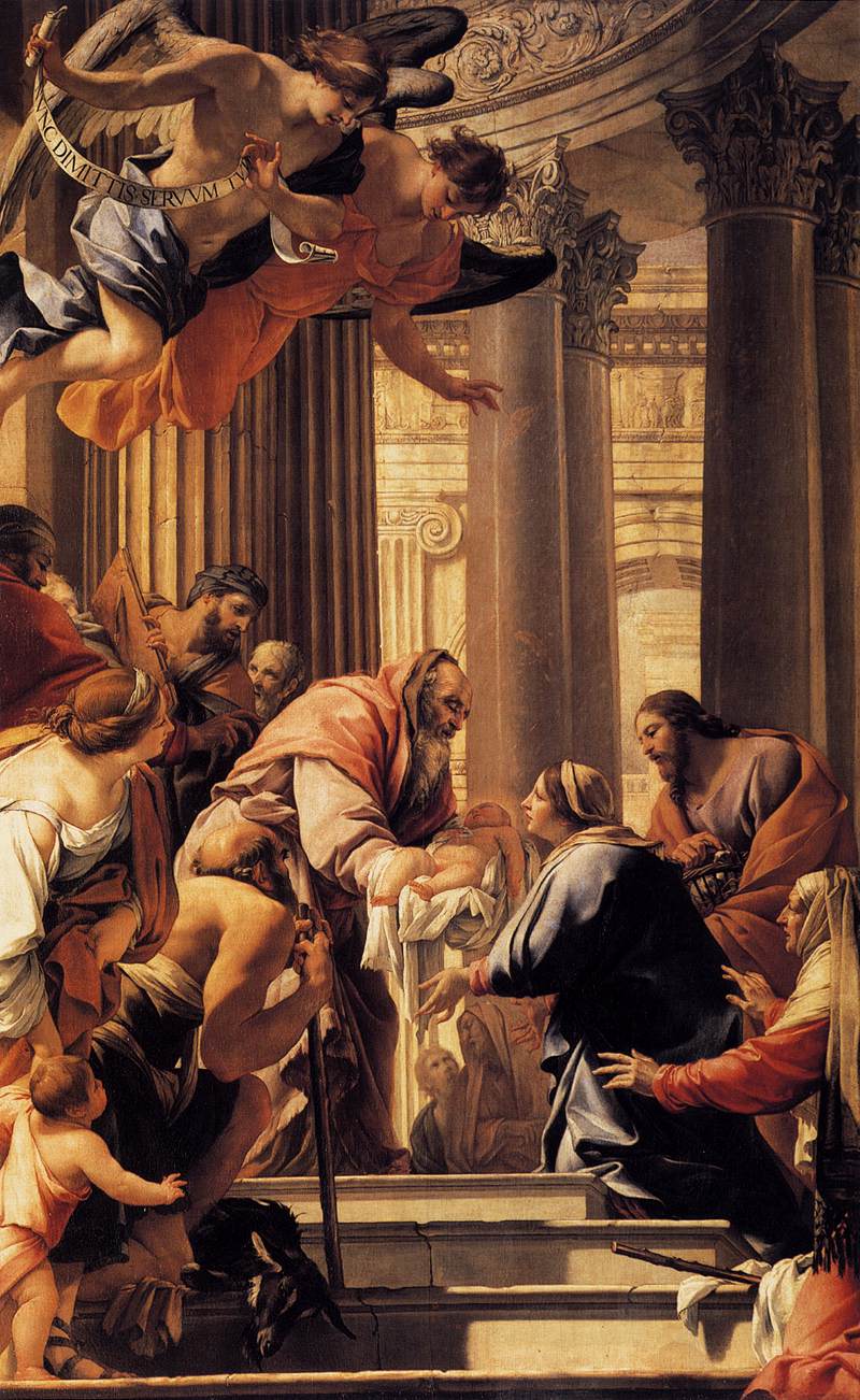 De Presentatie in de Tempel - Simon Vouet