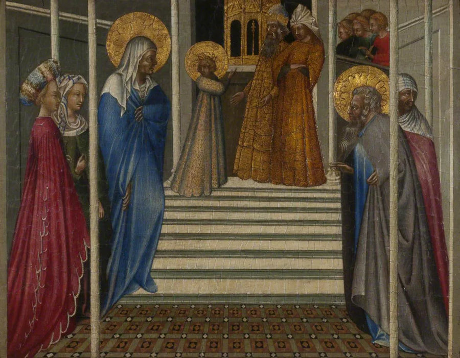 De Aanbieding van de Maagd - Giovanni di Paolo