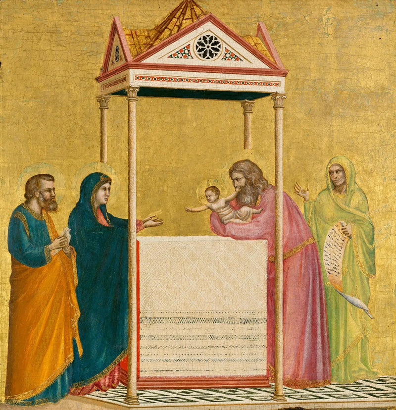 De Presentatie van Christus in de Tempel - Giotto