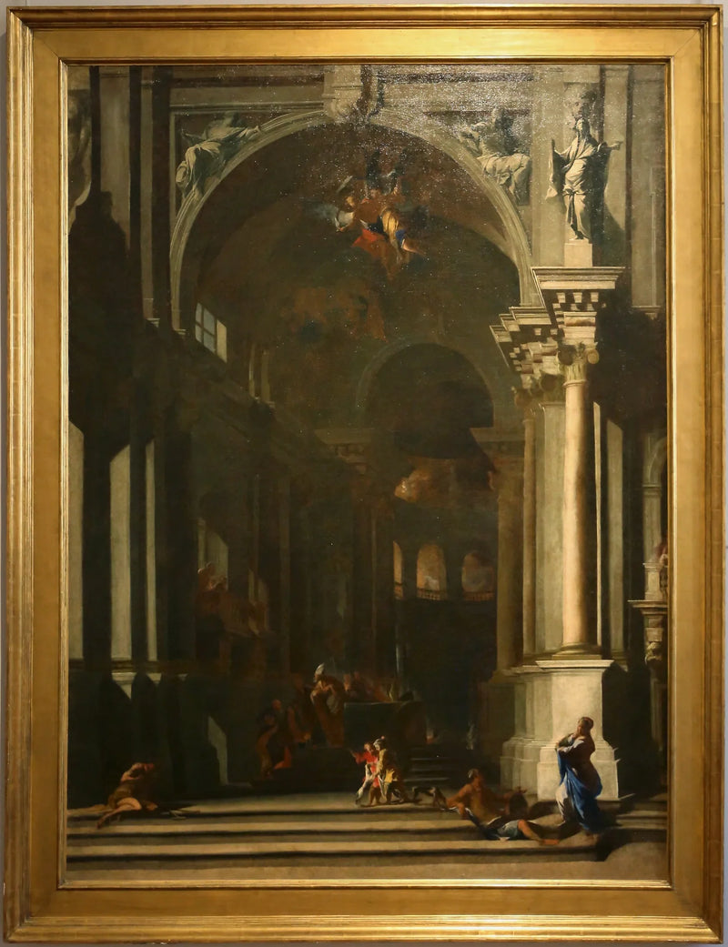 De presentatrice in de Tempel - Andrea Pozzo