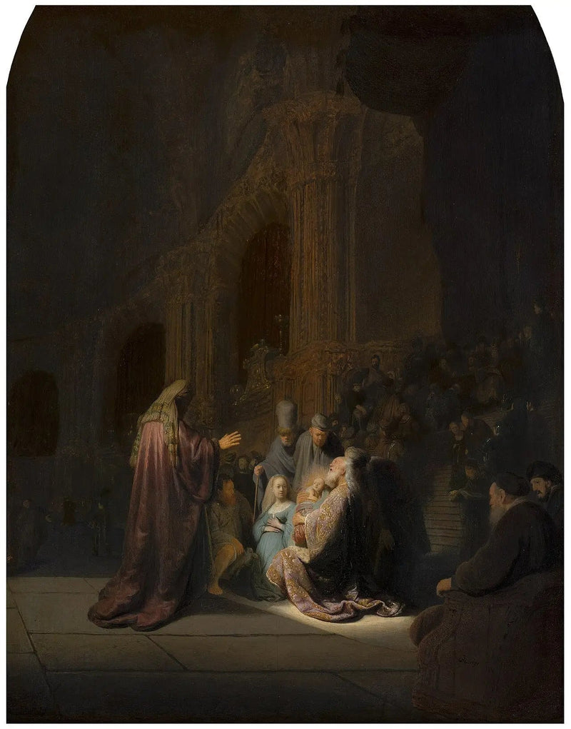 Het Gebed van Simeon - Rembrandt