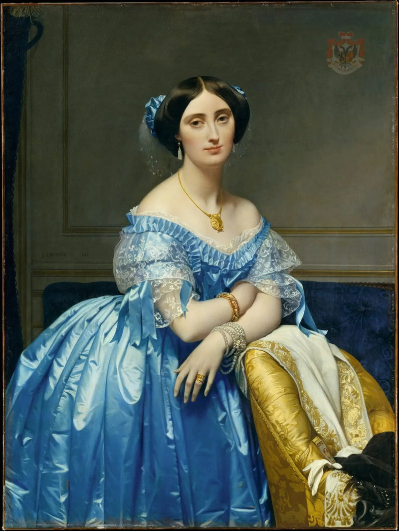 De Prinses van Broglie - Jean-Auguste-Dominique Ingres