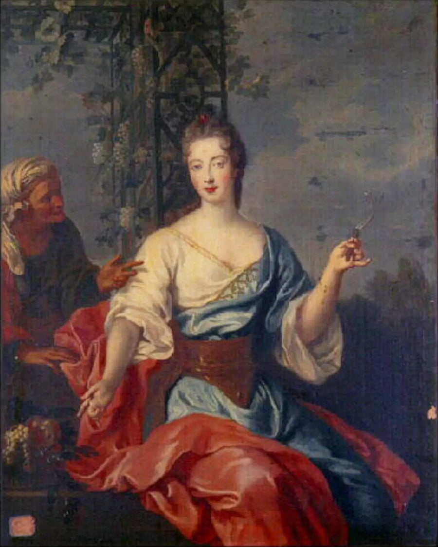 De prinses van Lorraine, abdis van Remiremont - Pierre Mignard