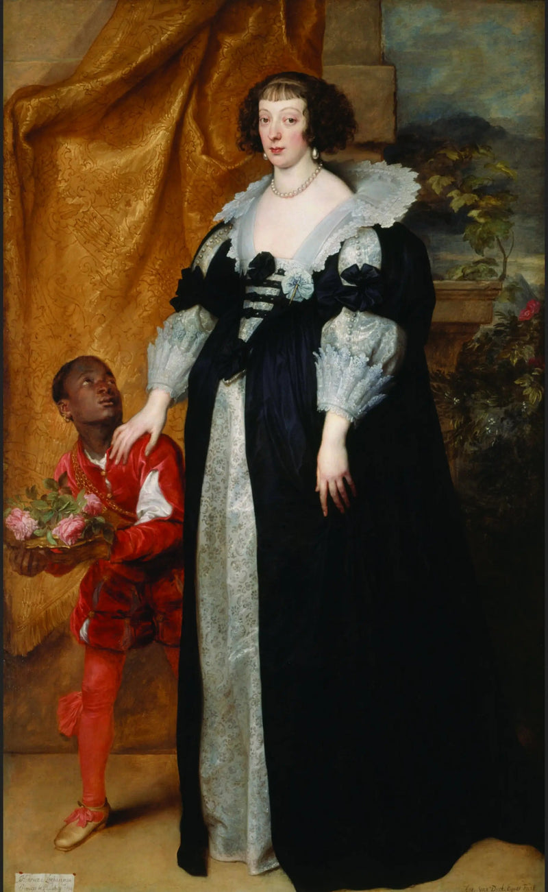 De prinses Henriette van Lorraine (1611-1660), vergezeld door een page - Antoine van Dyck

Source:
La princesse Henriette de Lorraine (1611-1660), accompagnée d'un page - Antoine van Dyck