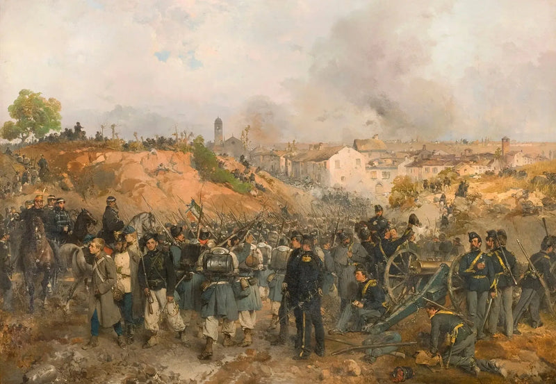 De aanval op Palestro op 30 mei 1859 - Gerolamo Induno

Source:
La prise de Palestro le 30 mai 1859 - Gerolamo Induno