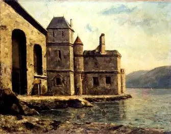 De gevangenis bij het meer - Gustave Courbet