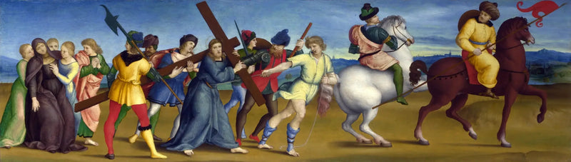 De processie naar Golgotha - Raphael Sanzio