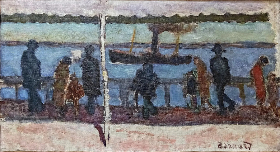 De Wandeling langs de Rivier - Pierre Bonnard