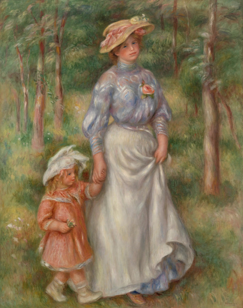 De Wandeling - Pierre-Auguste Renoir