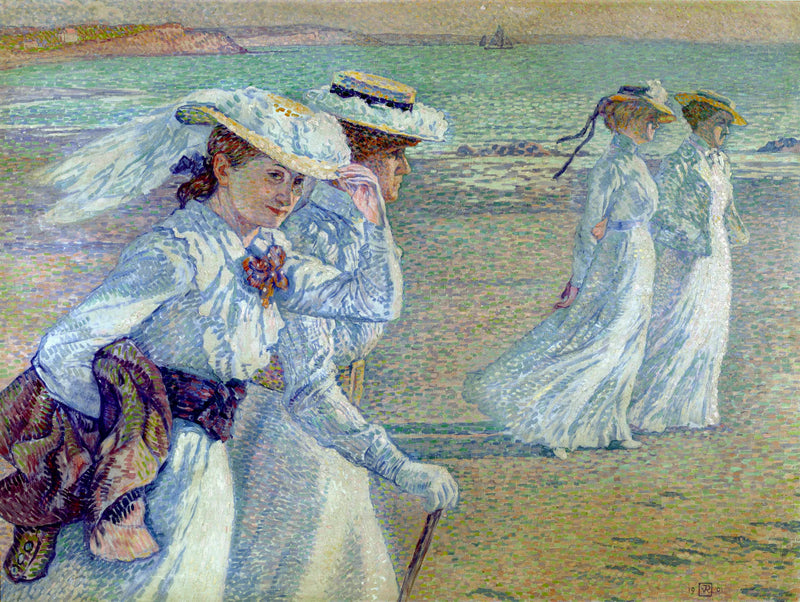 De wandeling - Théo van Rysselberghe
