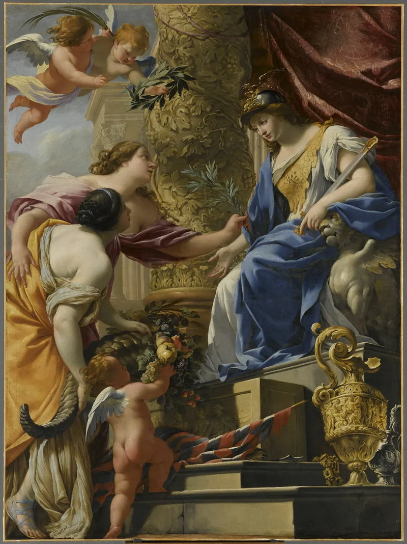 Voorzichtigheid brengt vrede en overvloed - Simon Vouet