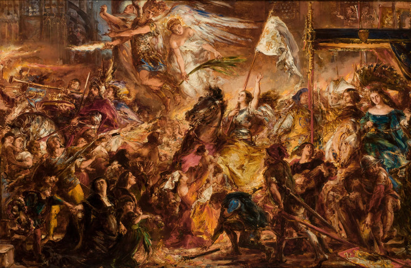 De Maagd van Orléans - Jan Matejko

Source:
La Pucelle d'Orléans - Jan Matejko