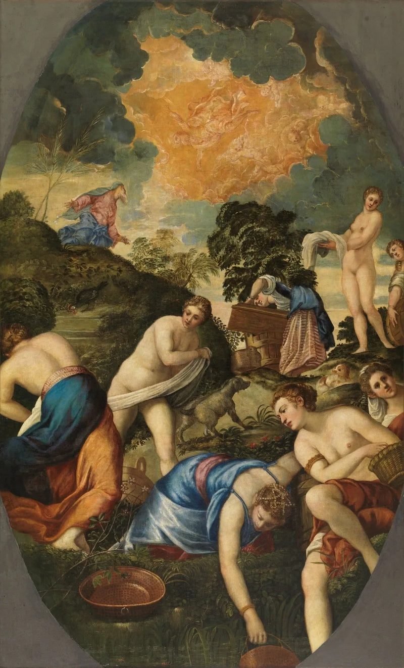 De zuivering van de midjanitische maagden - Jacopo Tintoretto