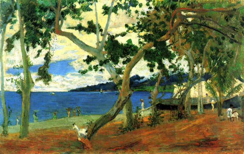 De Baai van Saint-Pierre gezien vanuit de Turin-inham - Paul Gauguin