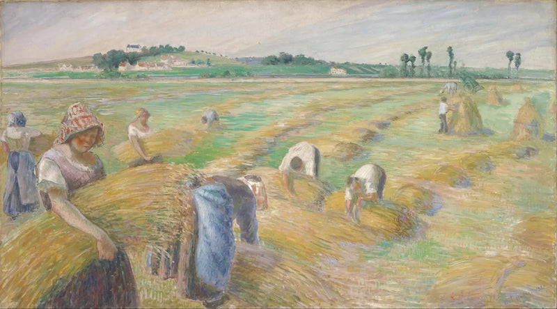 De oogst - Camille Pissarro