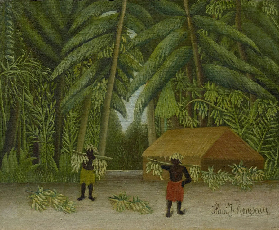 De Oogst van bananen - Henri Rousseau