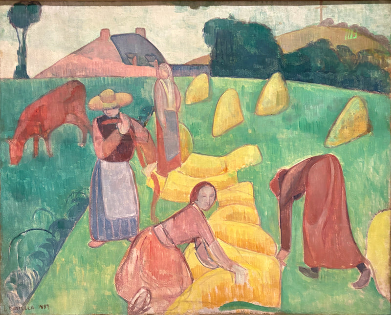 De tarweoogst - Émile Bernard