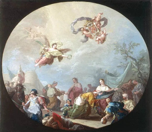 De Overgave van Granada - Francisco Bayeu