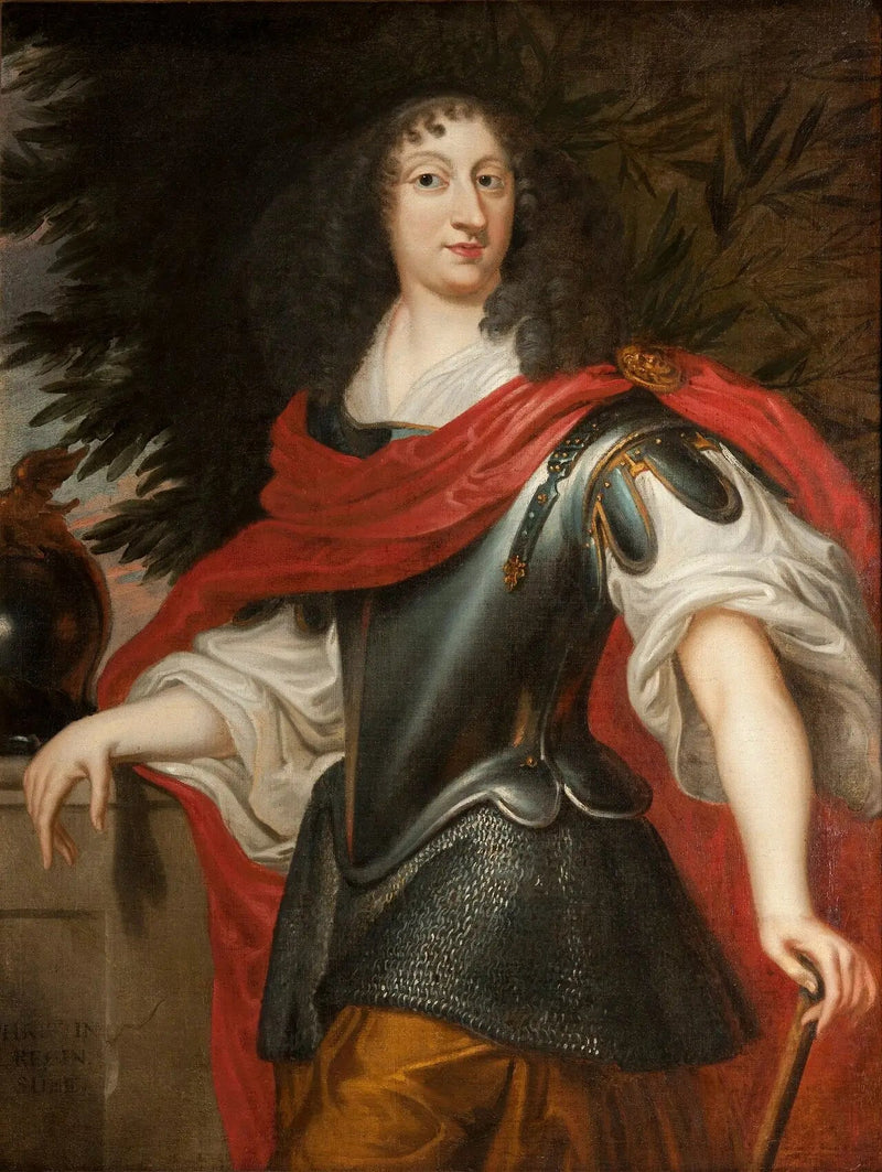 Koningin Christine in Minerva - Juste d'Egmont