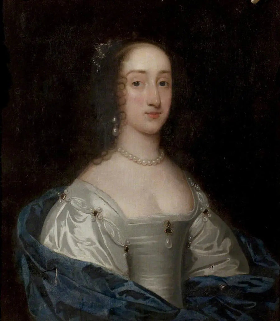 De koningin Henriette Marie (1609–1669) - Antoine van Dyck

Source:
La reine Henriette Marie (1609–1669) - Antoine van Dyck