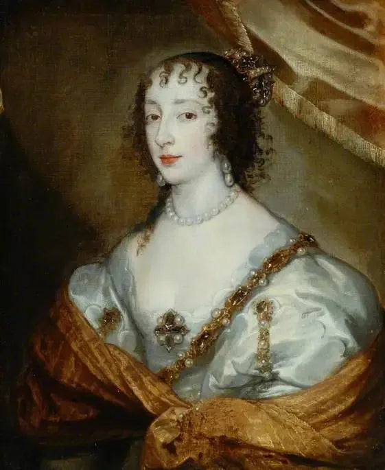 De koningin Henriette Marie (1609–1669) - Antoine van Dyck

Source:
La reine Henriette Marie (1609–1669) - Antoine van Dyck