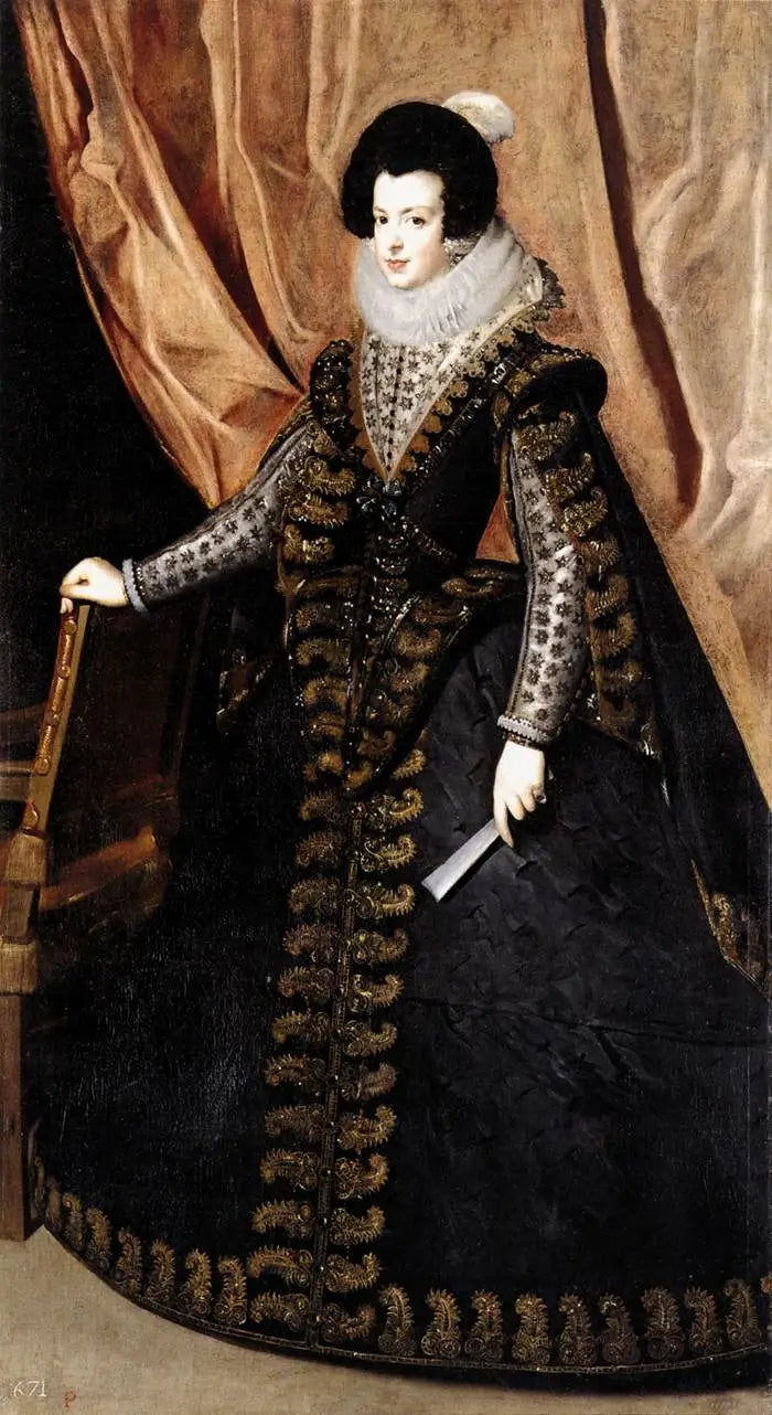 De koningin Isabella, staand - Diego Velázquez