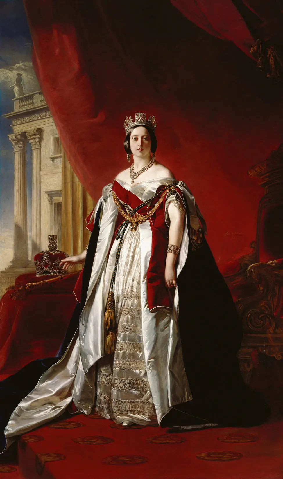 La reine Victoria (1819-1901) - Franz Xaver Winterhalter - Alpha Reproduction