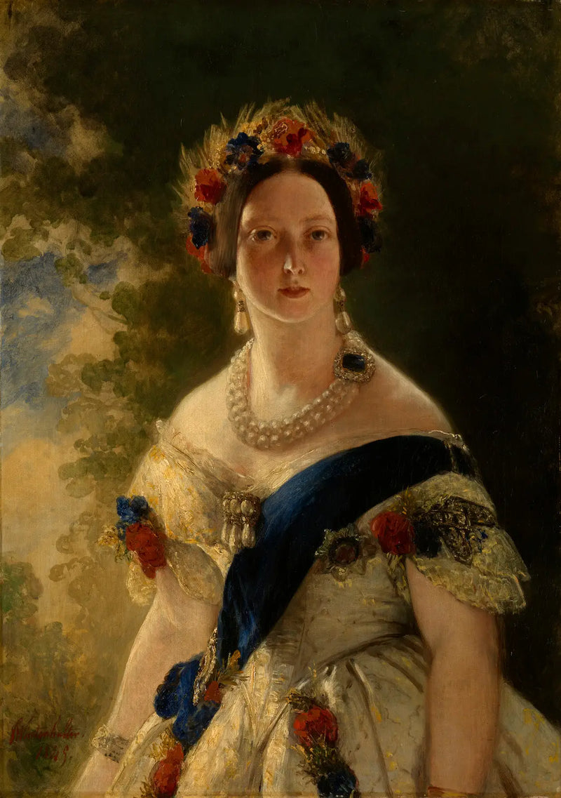 De koningin Victoria (1819-1901) - Franz Xaver Winterhalter

Source:
La reine Victoria (1819-1901) - Franz Xaver Winterhalter